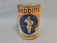 BABBITT'S CLEANSER 14 OZ. FIBRE CAN