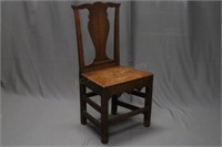 18th Century English Country Oak Side Chair