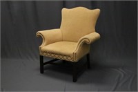 Rolled Arm Wing Back Chair