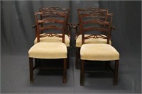 Set of 4 Ribbon Back Dining Room Chairs