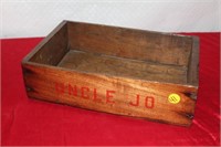 Vintage Wooden Crate (Uncle Jo)