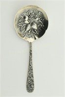S. Kirk & Son Repousse Berry Spoon Sterling Silver
