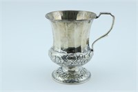 1827 Adam Bellamy Savory Sterling Silver Cup