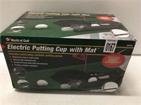 ELECTRIC PUTTING CUP WITH MAT