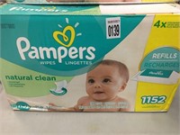 PAMPERS WIPES RECHARGES 1152 PCS