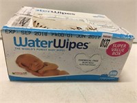WATER WIPES CHEMICAL FREE 540 WIPES