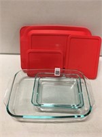 PYREX 6 PCS