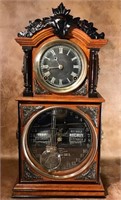 Antique 1860's Ithica 31/2 Parlor  Calander Clock