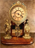 Antique Ansonia Crystal Palace Mantel Clock