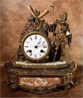 Antique French Gildid Clock