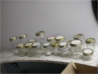 Small Size canning jars