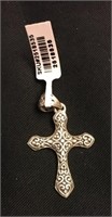 925 sterling silver cross pendant- 2 inches long