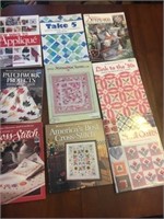 Lot of 9 nice quilting books