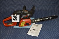 Craftsman Chain Saw, 16" Bar, 36 cc