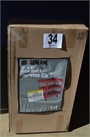 US General 16" x 30" Steel Tool Cart (New in Box)