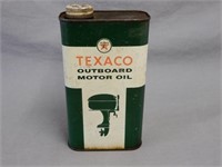 TEXACO OUTBOARD MOTOR OIL IMP. QT CAN