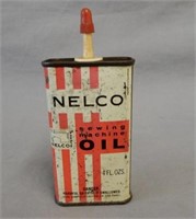 NELCO SEWING MACHINE OIL 4 FL. OZ. OILER