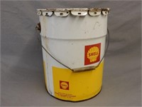 1960'S SHELL CANADA 35 LBS. GREASE CAN