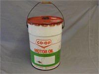 1979 CO-OP MOTOR OIL 5 GALLON CAN