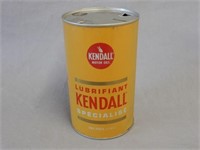 KENDALL SPECIALIZED LUBRICANT QT. OIL CAN