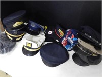 Hats-4 Military Hats, Jr. Police Hat,