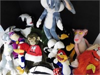 Stuffed Characters-Bugs Bunny, Pink Panther & more