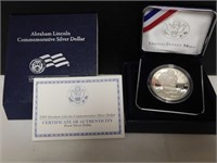 1-2009 Lincoln Commemorative Silver Dollar