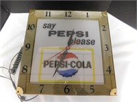 Pepsi Clock(works, no light)