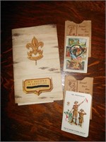 Vintage 1950's Boy Scout Record & Cards