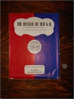 Vintage "The Banner Of Old K.U." Music Book