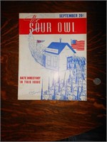 Vtg Sept 1926 The Sour Owl Sigma Delta Chi Mag