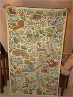 Beautiful Wool Woven Animal Tapestry