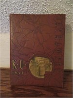 Vintage 1940 University of Kansas Year Book