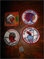 Vintage 1950's-1960's Boy Scout Patches (4)