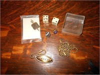 Vintage Pins and Vintage Dice