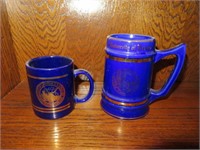 Vintage Mugs - Police Dept & Univ. Of Illinois