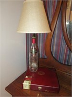 Cigar Box Liquor Bottle Lamp