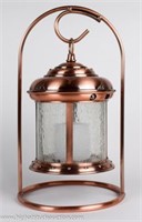 Decorative Copper Battery Operated Lantern Light