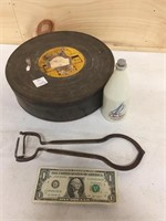 Kodax Movie tin-Old Spice  Bottle,-Canning tool