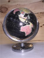 Unique World Globe Sharp Images metal base