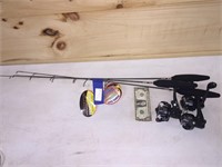 Expedition Ice Fishing Rod & Reel lot of 3