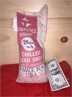 Lawrance Cloth bag of shot #6 BAG IS 3/4 FULL