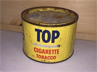 "Top" cigarette tobacco tin, vintage, empty