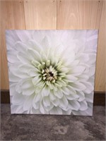 Flower Canvas Picture Decor 15.75" square
