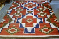 Large woven Indian Crystal rug