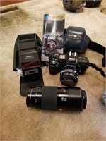 Minolta Maxxum 7000, Flash, and AF Lens