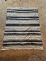 Hand Woven Indian Blanket 4'9"x6'8"