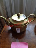 USN REED & BARTON SILVER SOLDERED TEAPOT - WWII