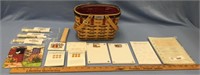 Longaberger collectibles, brand new: Basket with n