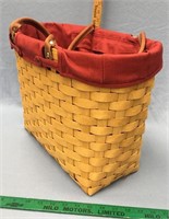 Longaberger collectibles, brand new: basket is 12.